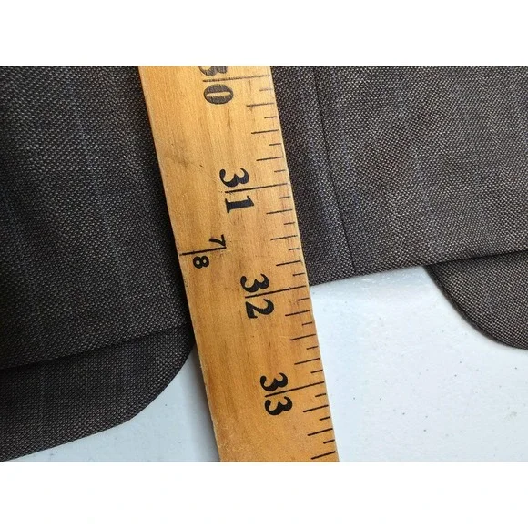 Pronto Uomo 2 Piece Suit‎ Mens 43R Brown Super 120's Wool Cashmere Pants 34x30